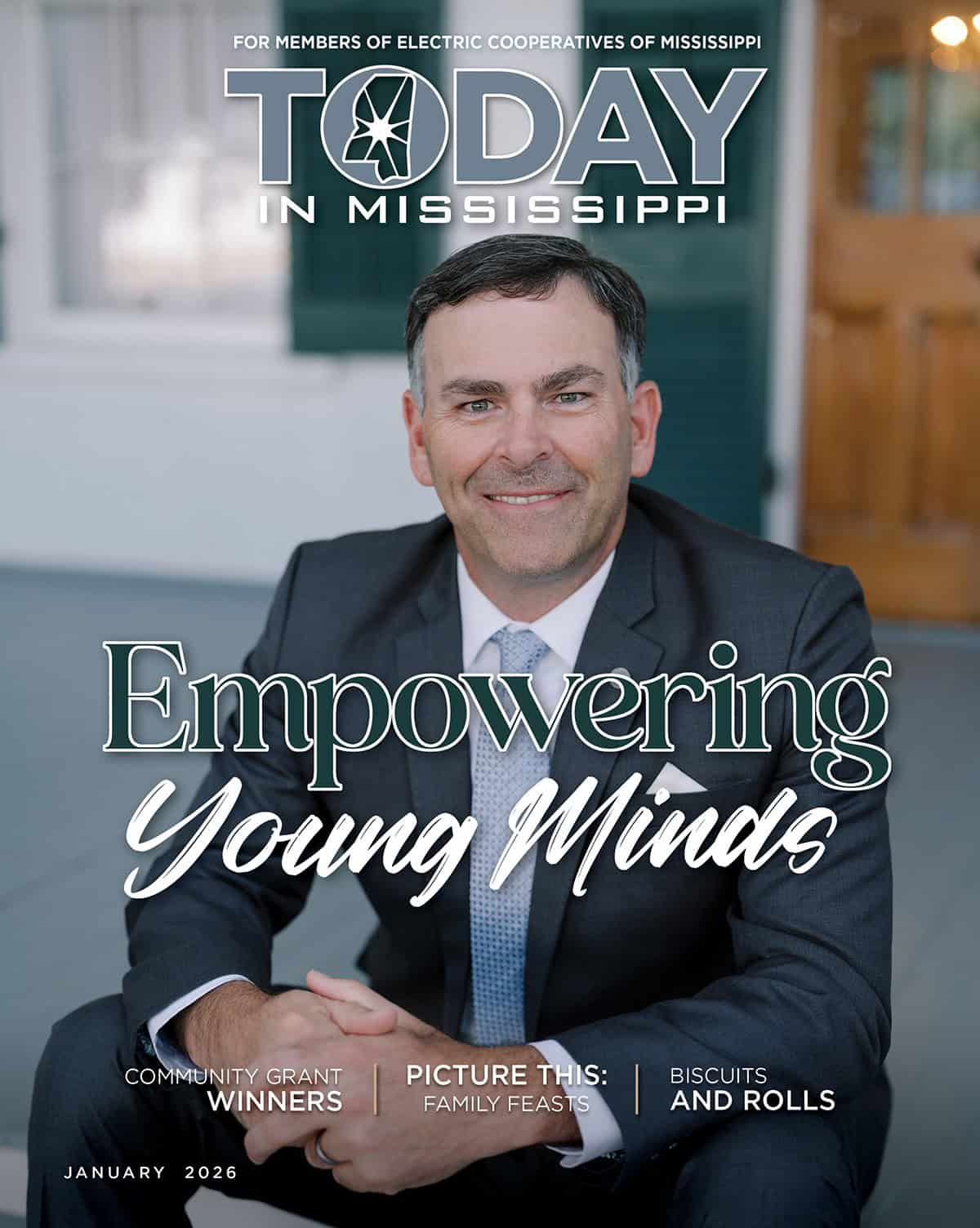 Michael Watson on the cover of the January issue of Today in Mississippi.